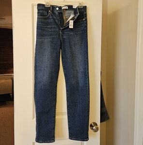 Loft slim high rise tall jean 27 tall